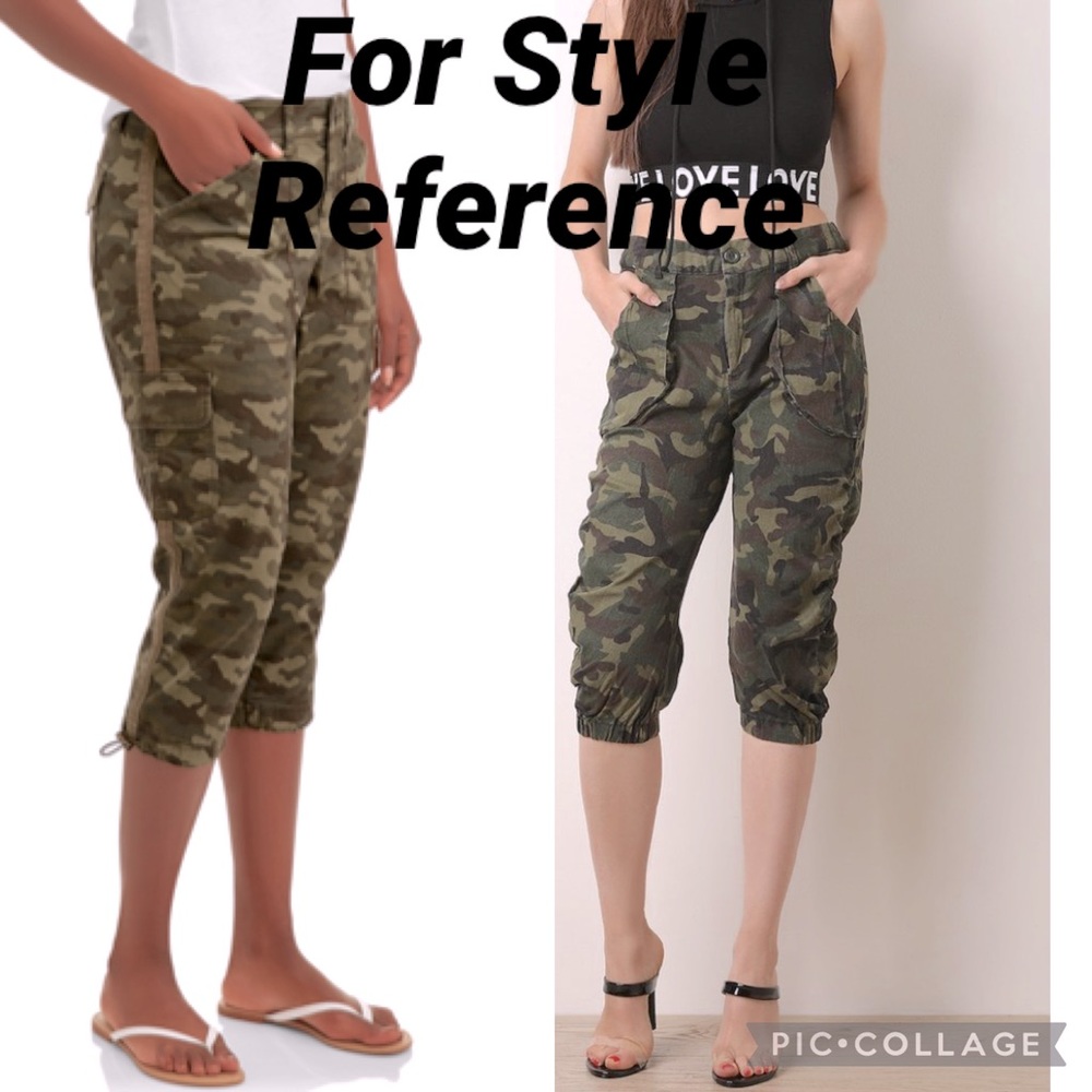 90’s Camo Capris